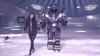 Irina Shayk and her fellow models on the runway for the Philipp Plein Show [upl. by Leeda]