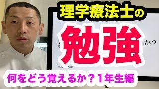 理学療法士の勉強｜何をどのように覚えたらいいですか？1年生編 [upl. by Eugeniusz]