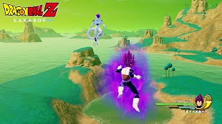 If Vegeta in Frieza Saga with God Powers Vegeta vs Frieza in Dragon Ball Z Kakarot Mods [upl. by Thetisa]