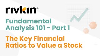 Fundamental Analysis 101 Part 1  The Key Financial Ratios to Value a Stock [upl. by Akamahs]