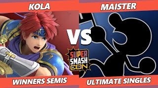 SSC Fall Fest Winners Semis  Kola Roy Vs Maister Game amp Watch SSBU Ultimate Tournament [upl. by Rotkiv543]