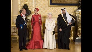 The Qatar State Banquet at Windsor Castle [upl. by Weaver]