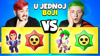 IGRAMO BRAWL STARS SAMO U CRVENOJ I ZELENOJ BOJI 😮 [upl. by Vonni440]