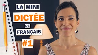 Mini Dictée de français 1  Écoutez et Écrivez [upl. by Chrisman]