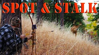 Recurve Bow Hunting  Public Land Bowhunting from the GROUND [upl. by Dorn]