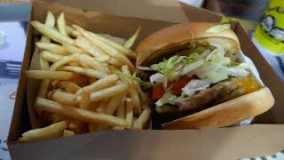 Carneys Turkey Burger French Fries Sunset Blvd Los Angeles California USA October 21 2024 [upl. by Sherj]