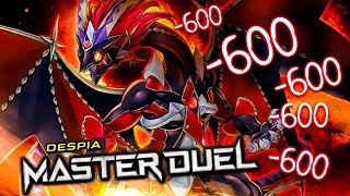 YuGiOh Master Duel Masquerade the Blazing Dragon Despia Burn combo vs Tenpai Dragon Duel [upl. by Edwina]