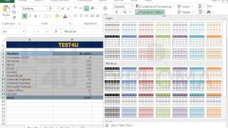 Select the cell range A3C15 and apply the Table Style Dark 2 Then navigate to table style [upl. by Notgnirra]