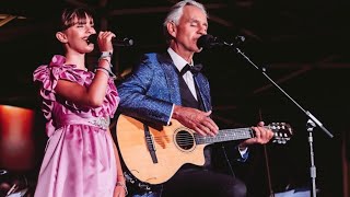 Andrea and Virginia Bocelli Hallelujah at BST Hyde Park [upl. by Yremrej121]