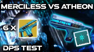 6 MERCILESS  PARTICLE DECONSTRUCTION VS ATHEON  Destiny 2 Season of the Lost [upl. by Iris]