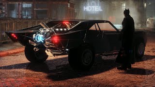 The Batman Batmobile 2022 in Batman Arkham Knight 4K Gameplay amp Showcase [upl. by Lettig]