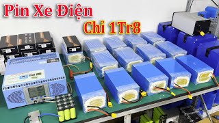 Chỉ 1tr8 Kèm Sạc  Pin Xe Điện này sẽ thay thế acquy chì trong tương lai luôn đấy [upl. by Mannuela]