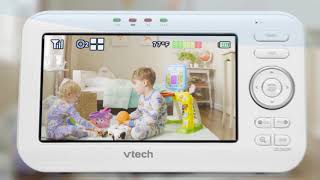 VTech VM352 5quot Digital Video Baby Monitor with WideAngle Lens and Standard Lens [upl. by Flossy]