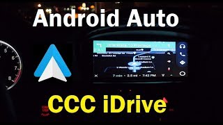 Android Auto On BMW CCC iDrive [upl. by Ylsel]