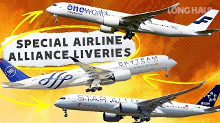 The Story Behind Airline Alliance Liveries [upl. by Adnirolc155]