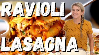 Easy Ravioli Lasagna Casserole Recipe [upl. by Iaj894]