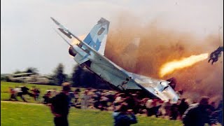 Worst air show tragedy everFighter jet fell right on top of people [upl. by Annahael]