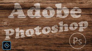 How to Create Rustic Wooden Text Effect in Photoshop [upl. by Nnednarb]