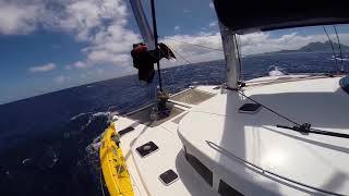 Dousing the Cruising Spinnaker [upl. by Enomis]