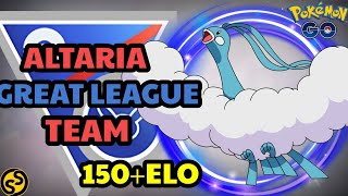 BEST ALTARIA TEAM FOR ELO GAINS IN GREAT LEAGUE POKEMON GO BATTLE LEAGUE 2023 [upl. by Tnomal10]