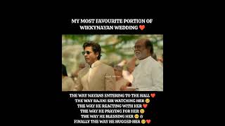 superstar rajinikanth in Nayanthara  vigneshshivan wedding 😍❤️ thalaivar kollywood trending [upl. by Einnad]