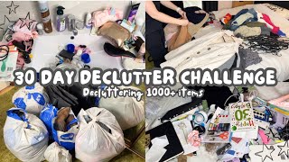 30 DAY DECLUTTER CHALLENGE 2023 ✨ DECLUTTERING 1000 ITEMS KONMARI DECLUTTER  MINIMALISM CHALLENGE [upl. by Leirbaj]