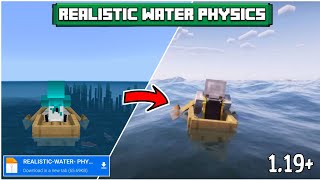 Realistic Water Mod For Minecraft Pell Realistic Water Shader For Minecraft Pe  Water Addon Mcpe [upl. by Eintroc]