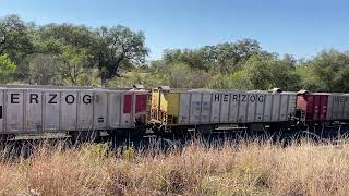 UP Ballast train West of Dunlay TX [upl. by Onitselec658]