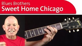 Sweet Home Chicago Guitar Lesson  Part 1 [upl. by Annairdua]