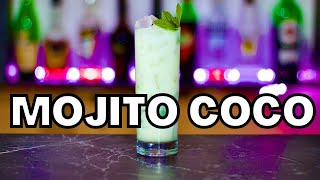 MOJITO DE COCO 🥥 COCTEL CON RON BLANCO  Mentor Joglan [upl. by Adnema]