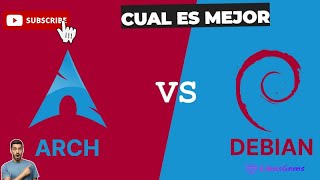 Arch Linux vs Debian ¿Cuál es la Mejor Elección  Comparativa por LinusGems  by linux videos [upl. by Veradi]