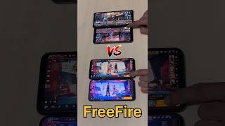 POCO X6 PRO 😈 vs FreeFire vs PUBG 💀 vs BGMI  Gaming TEST freefire pubg bgmi shorts iphone16 [upl. by Maxima859]