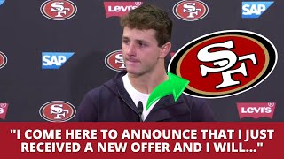 URGENT NEW NEGOTIATION WITH PURDY IS REVEALED AND SHOCKS EVERYONE 49ERS NEWS [upl. by Leola]