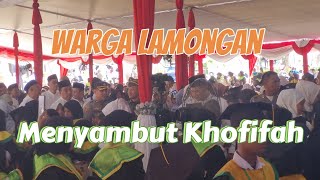 Bagaimana Warga Lamongan menyambut Khofifah [upl. by Nikita]