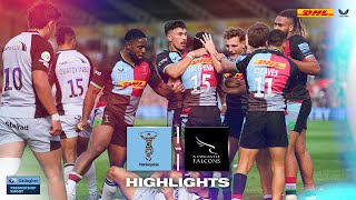 Highlights Harlequins v Newcastle  Quins pick up a five point win over Falcons at The Stoop [upl. by Sidney]