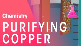 Purifying Copper  Reactions  Chemistry  FuseSchool [upl. by Anilehcim]