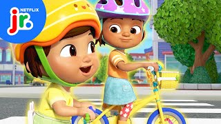 Ninas Traffic Safety Trike Ride Song 🚲 CoComelon Lane  Netflix Jr [upl. by Midas]