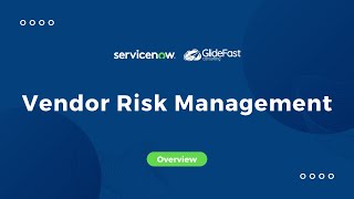 Vendor Risk Management in ServiceNow  Share the ServiceNow Wealth [upl. by Anyale]