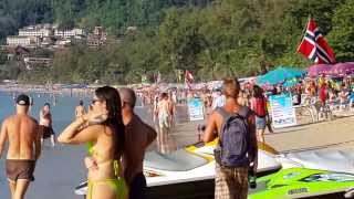 NEW  PATONG BEACH25112013PHUKET THAILAND [upl. by Irahcaz]