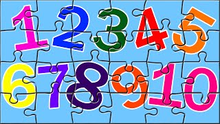 Learn Numbers With Color Book Puzzles  Number Song  Color Song  Kids Puzzles [upl. by Anica]