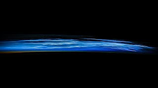 ISS Timelapse  Noctilucent Clouds 06 Jul 2024 [upl. by Neelat]