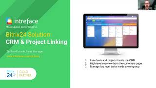 Bitrix24 Solution CRM amp Projects Linking [upl. by Levison]