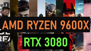 AMD Ryzen 9600x Benchmarks 8 Games  RTX 3080  1080p Ultra Settings [upl. by Attennhoj]