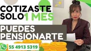 COTIZASTE SOLO 1 MES PUEDES LOGRAR TU PENSION [upl. by Adirehs]