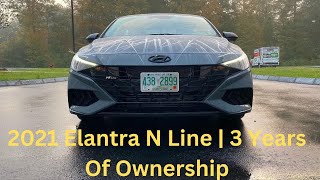 2021 Elantra N Line 3 Years Of Ownership  75000 miles POV Review [upl. by Aziram]