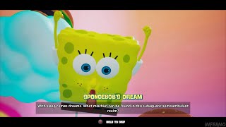 Spongebob Battle For Bikini Bottom Rehydrated 100 Walkthrough Part 12  Spongebob Dream [upl. by Nehtan]