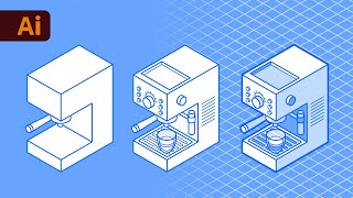 Adobe Illustrator Tutorial  How to Create Isometric Vector Illustrations [upl. by Ahsieket]