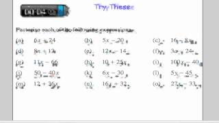 Factorising Expressions [upl. by Sigismondo]