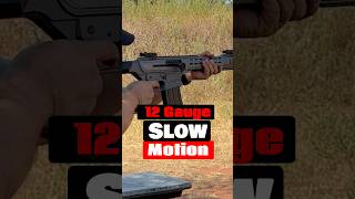 JawDropping Slow Motion Gforce Arms GF25 AR 12 Gauge Shotgun [upl. by Littman]