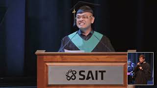 SAIT 2023 Valedictorian [upl. by Ohcirej]